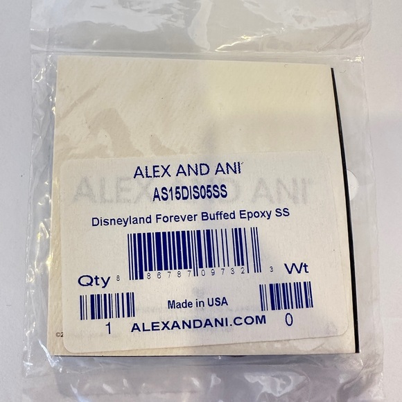 NEW Alex and Ani Disneyland Forever 60th Diamond Celebration Bangle Bracelet - Picture 3 of 4